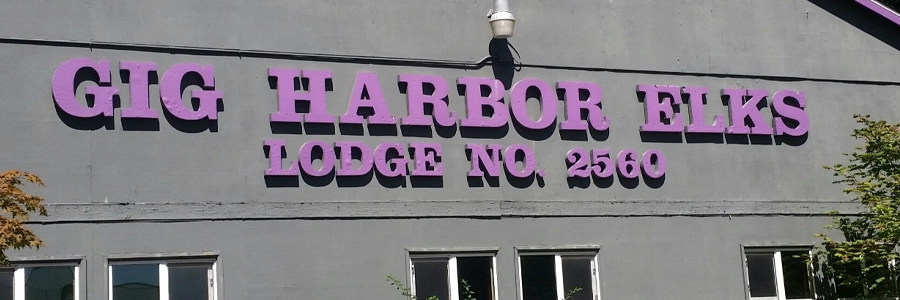 Gig Harbor Elks Lodge Banner